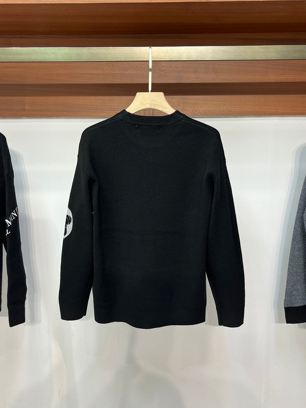 Side profile of Louis Vuitton luxury clothing with monogram-inspired silhouette