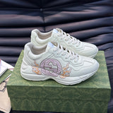 Gucci crisp white luxury sneakers view 5 cushioned comfort fit