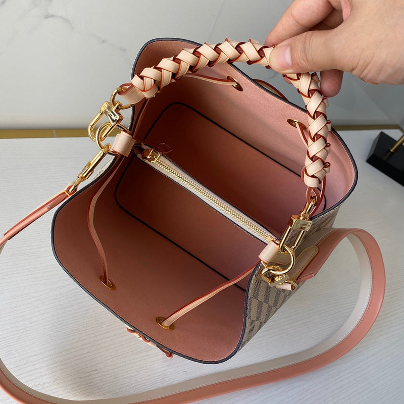 Interior view of modern chic women's handbag – women's statement bag