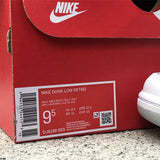 Nike two-tone luxury sneakers view 7 signature lace-up style