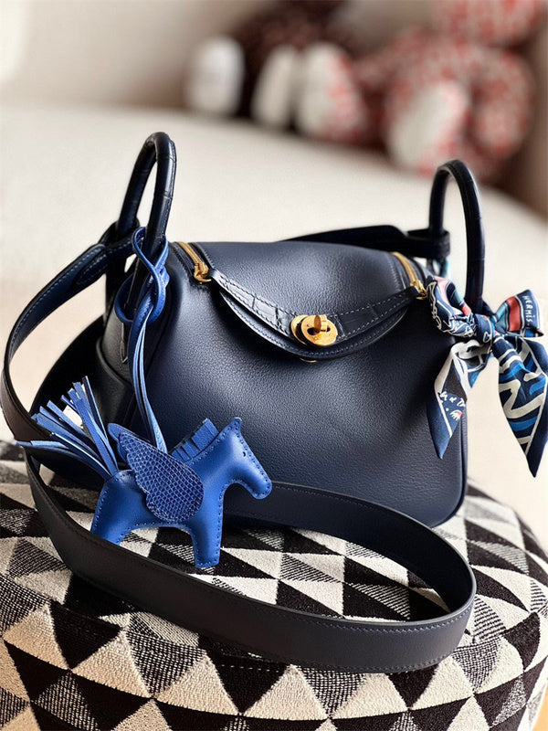  clean-lined shoulder bag styled with outfit 12