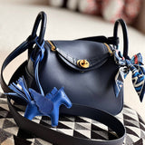  clean-lined shoulder bag styled with outfit 12