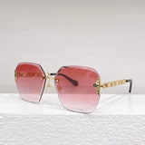 Lifestyle view of Louis Vuitton unisex sunglasses