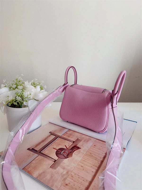 Considered bag shown from front angle