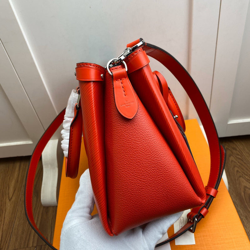 Back view of everyday-luxe signature women's handbag – women's statement bag