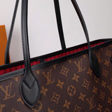 Interior view of everyday-luxe sleek women's handbag – women's luxury accessory