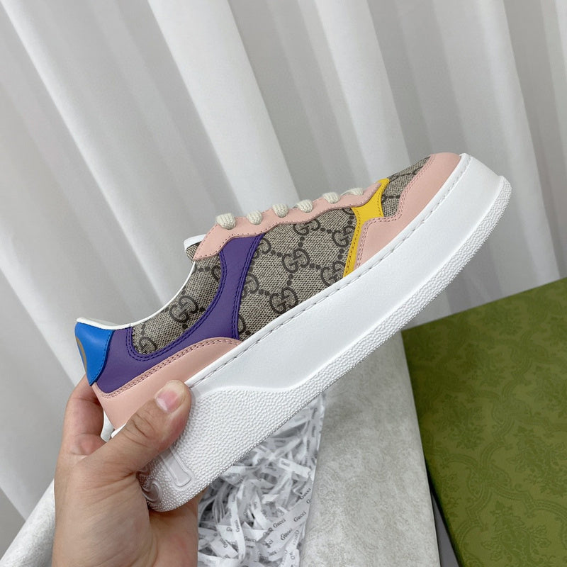 Gucci sneakers detailed view showing premium designer craftsmanship