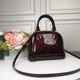 Side profile of chic sleek women's handbag – women's designer-style accessory