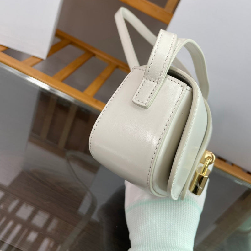 Back view of sleek statement women's handbag – women's luxury handbag