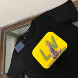 Full styled look of Louis Vuitton cotton t-shirt with everyday silhouette