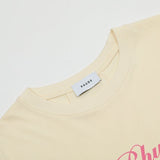 Side profile of Rhude luxury clothing with contemporary cut