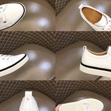Hermès Tan Chunky Platform Sneakers - Detail Shot of Craftsmanship