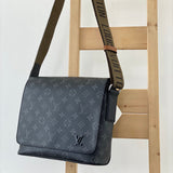 Front view of structured polished women's handbag – women's designer-style accessory