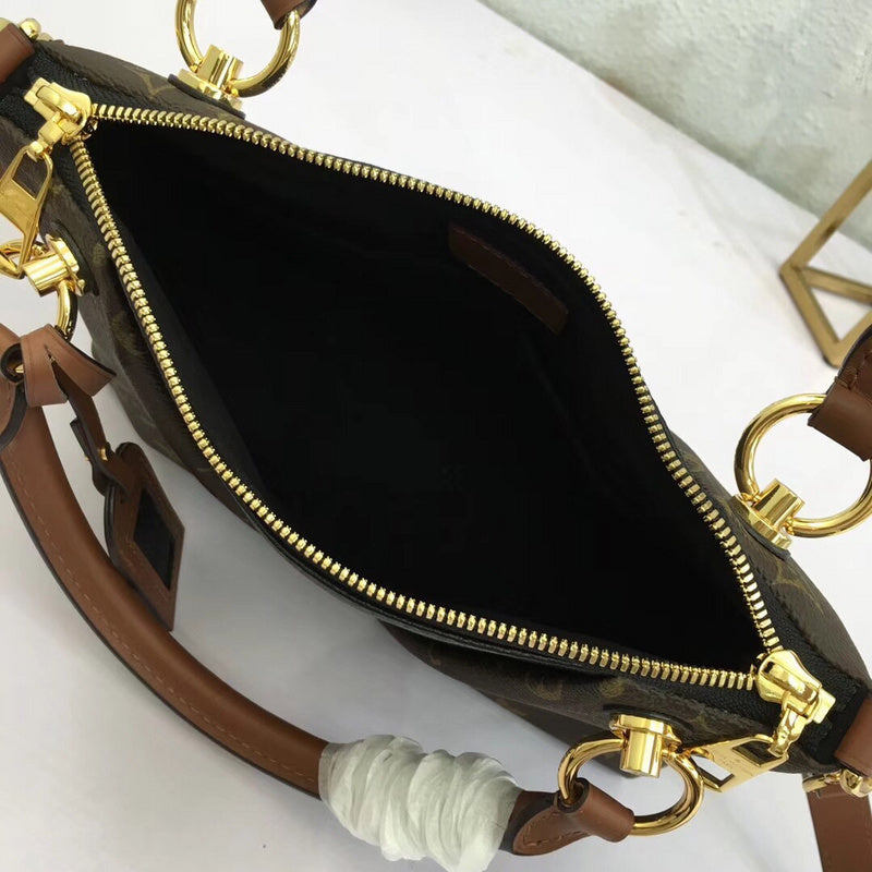 Front view of structured sleek women's handbag – women's premium purse