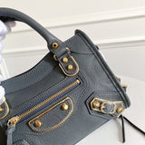 Zivas Charm Effortless Sophistication Statement Handbag (Signature Shape & Finish) – Back View