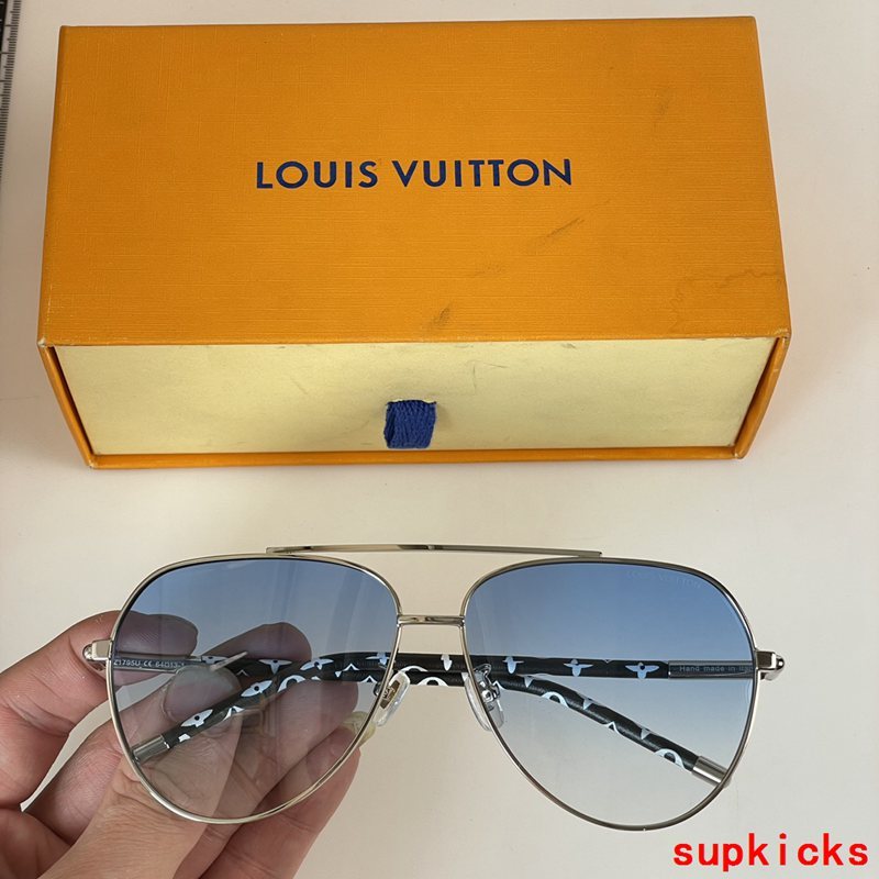 Angled view of Louis Vuitton unisex sunglasses