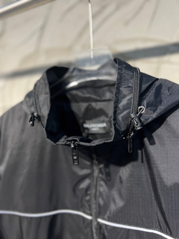 Close-up of Balenciaga designer clothing craftsmanship