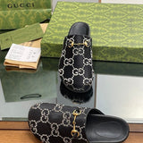 Gucci sneakers detailed view showing premium designer craftsmanship