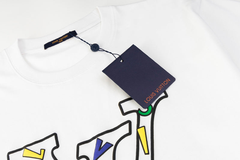 Front view of Louis Vuitton cotton t-shirt with contemporary cut