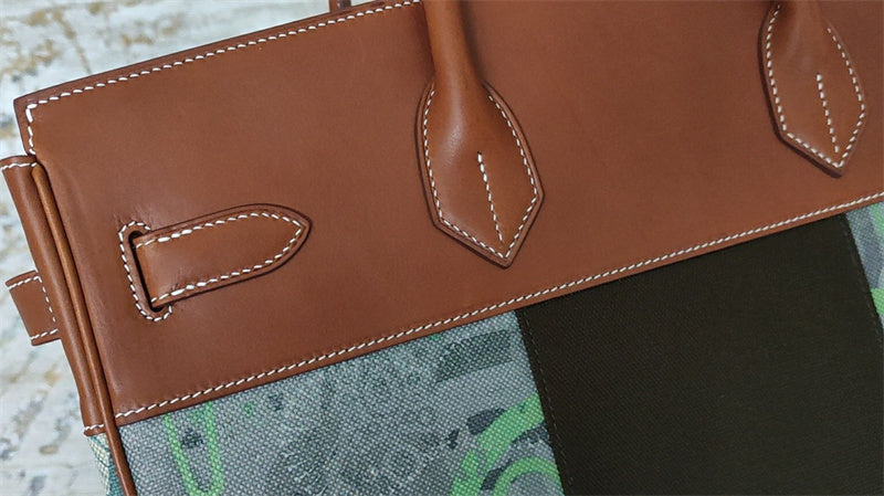  smart handbag detail view showing craftsmanship