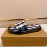 Burberry shoes Style 020 - front view, iconic logo design