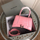 Front view of modern premium women's handbag – women's statement bag