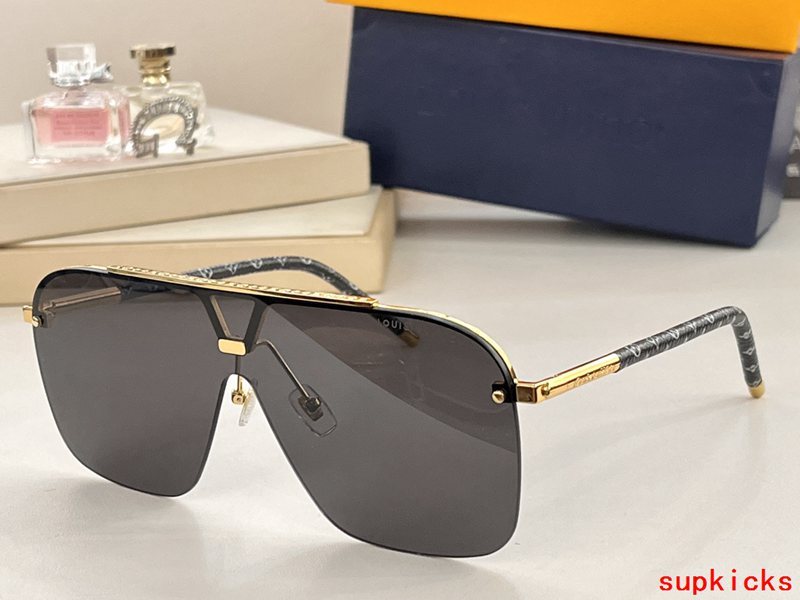 Side view of Louis Vuitton unisex sunglasses