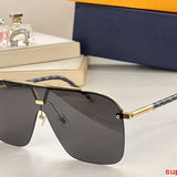 Side view of Louis Vuitton unisex sunglasses