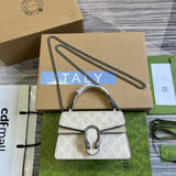 Front view of signature structured women's handbag – women's statement bag