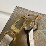 Handle and strap detail of signature modern women's handbag – women's statement bag