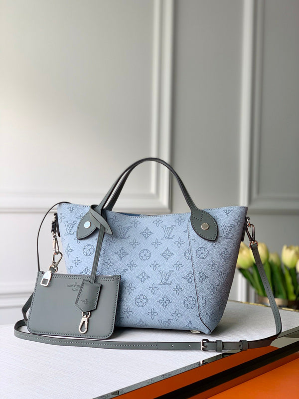 Front view of statement elevated women's handbag – women's designer-style accessory