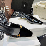Saint Laurent luxury shoes close-up — premium authentic designer style