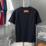 Side profile of Louis Vuitton cotton t-shirt with tailored silhouette