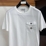 Side profile of Moncler luxury clothing with contemporary cut