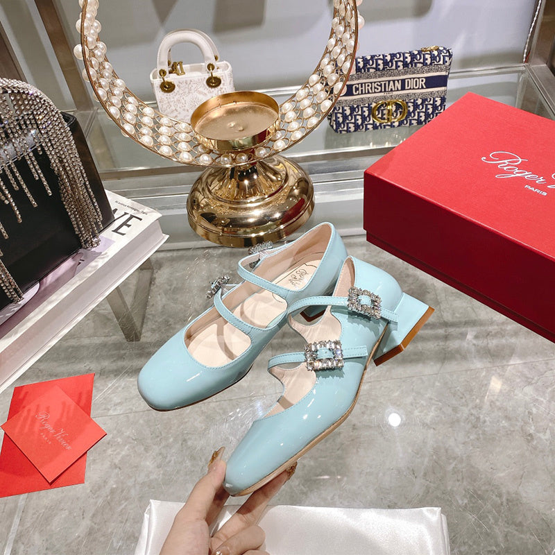 Roger Vivier luxury shoes side view — premium authentic designer style