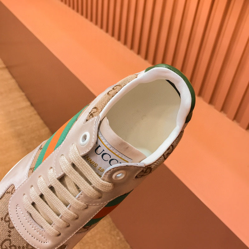 Gucci fresh white-and-black luxury sneakers view 5 streetwear statement look