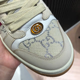 Gucci sneakers detailed view showing premium designer craftsmanship