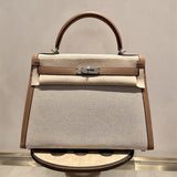  polished shopper bag detail view showing craftsmanship
