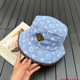 Close-up detail view of Louis Vuitton unisex cap