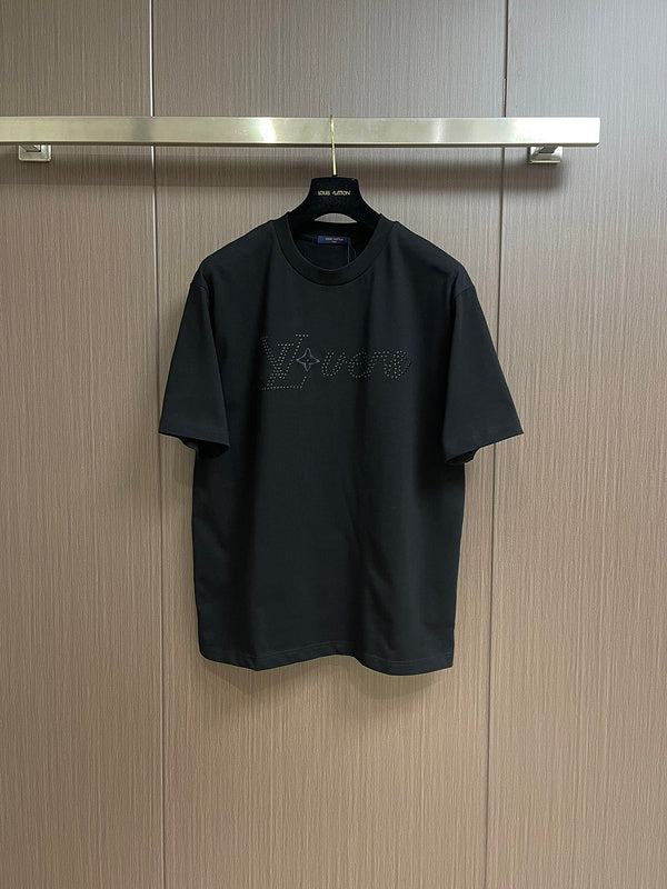 Back view of Louis Vuitton cotton t-shirt with logo-detail design
