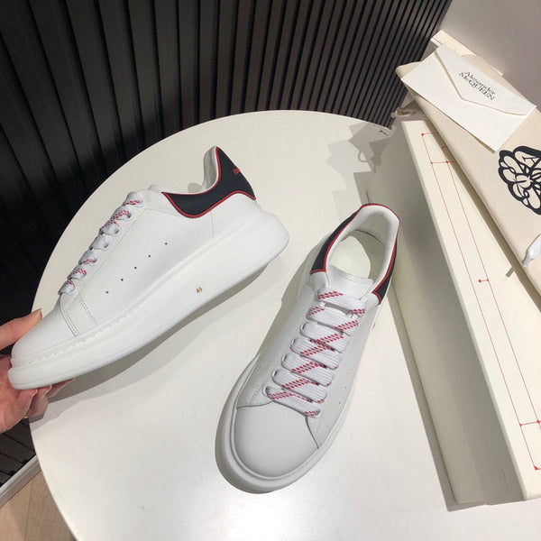 Alexander McQueen sneakers detailed view showing premium designer craftsmanship