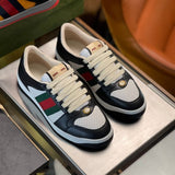 Gucci crisp white luxury sneakers view 10 heritage-inspired look