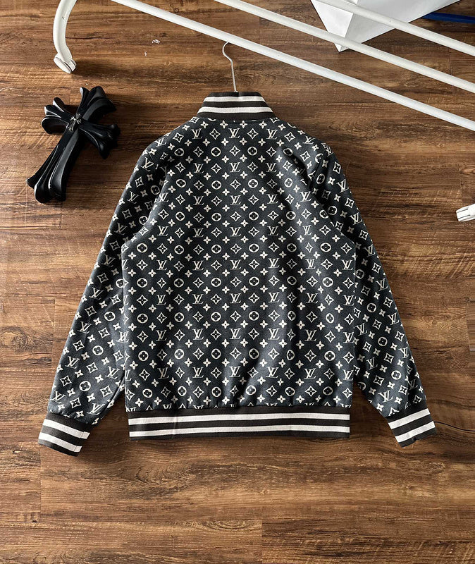 Close-up detail shot of Louis Vuitton luxury clothing with everyday silhouette
