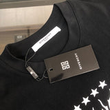 Full styled look of Givenchy luxury clothing with relaxed-fit cut