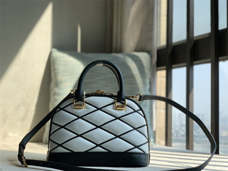  Sleek structured bag front view 13