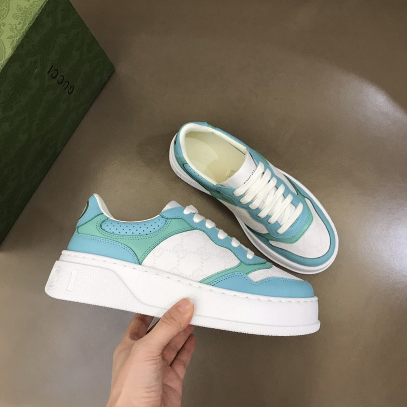 Gucci fresh white-and-black luxury sneakers view 7 sleek tonal finish