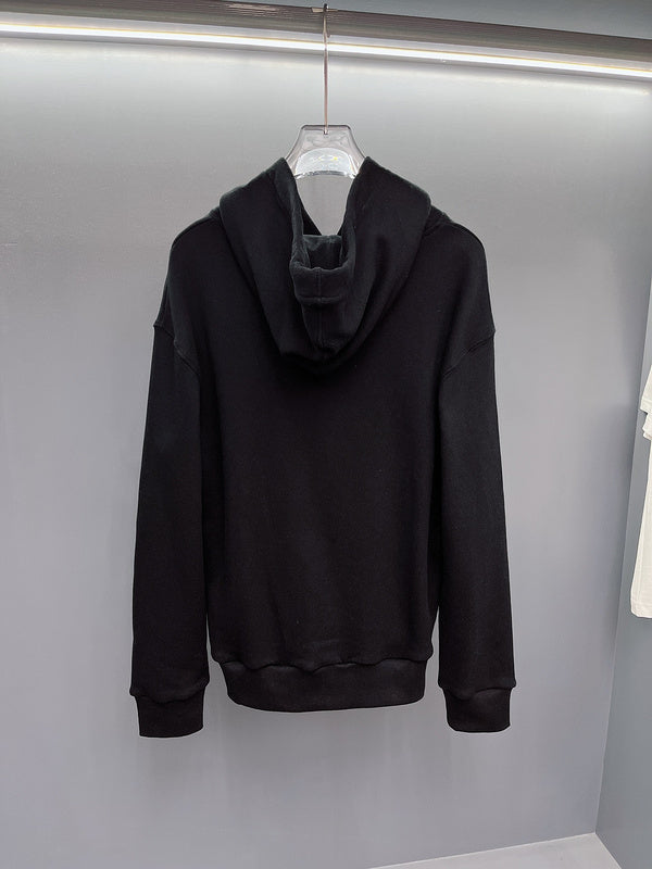Side profile of Gucci luxury clothing with logo-detail design