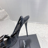 Saint Laurent luxury shoes detail shot