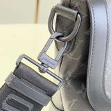 Back view of classic sleek women's handbag – women's designer-style accessory
