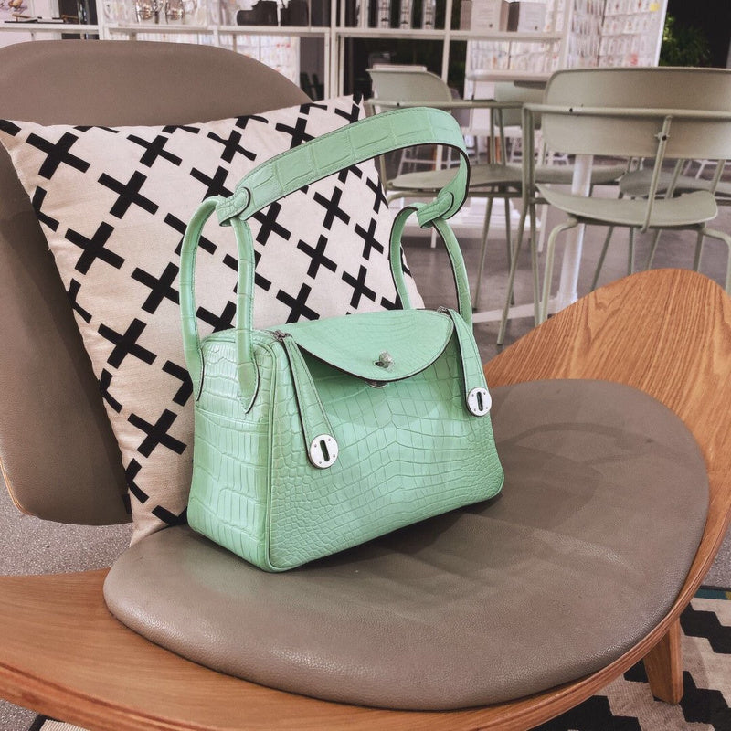 Close-up detail of modern bag design